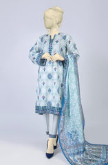 SUMMER'23 INTRICATE TILES PRINTED LAWN 3PC UNSTITCHED
