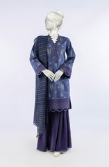 FESTIVE'23 TEXTURED LAWN 3PC UNSTITCHED