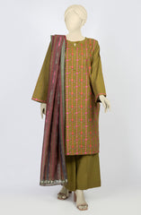 SUMMER'23 NIGAR EMBROIDERED DYED 3PC UNSTITCHED
