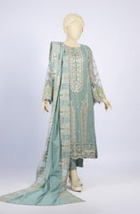 FESTIVE'23 EXCLUSIVE EMBROIDERED 3PC UNSTITCHED