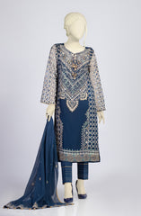 FESTIVE'23 EXCLUSIVE EMBROIDERED 3PC UNSTITCHED