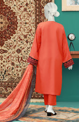 FESTIVE'23 MARIGOLD STITCHED 3PC SUIT