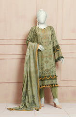 WINTER'22 MODERN VINTAGE PRINTED KHADDAR 3PC UNSTITCHED
