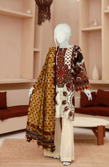 WINTER'22 COSMOS GARDEN EMBROIDERED PRINTED KHADDAR 3PC UNSTITCHED