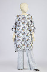 SUMMER'23 SEASIDE HUT PRINTED LAWN 2PC UNSTITCHED