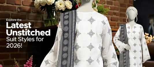 Top Unstitched 3-Piece Suit Trends Pakistani Women Are Loving in 2026