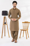 WINTER'24 MEN KAMEEZ SHALWAR LIGHT BROWN