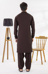 MAROON BLENDED KAMEEZ SHALWAR