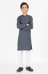 CHARCOAL SEMI FORMAL KURTA