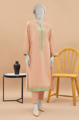 EMBROIDERED CAMBRIC STITCHED 2 PIECE