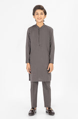 STONE GREY KURTA PAJAMA