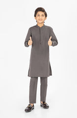 STONE GREY KURTA PAJAMA