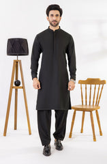 BLACK BLENDED KAMEEZ SHALWAR