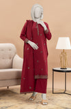 WINTER'24 EMBROIDERED WOMEN STITCHED 3PC SUIT