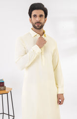 CREAM BLENDED KAMEEZ SHALWAR