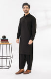 WINTER'24 MEN KAMEEZ SHALWAR BLACK