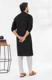 WINTER'24 MEN KURTA SEMI FORMAL BLACK