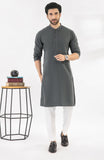 WINTER'24 MEN KURTA SEMI FORMAL DARK GREY