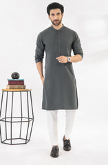 DARK GREY SEMI FORMAL KURTA
