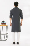 WINTER'24 MEN KURTA SEMI FORMAL DARK GREY