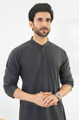 DARK GREY SEMI FORMAL KURTA