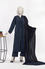 EMBROIDERED KHADDAR 3PCS UNSTITCHED