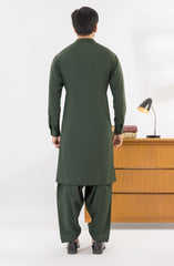SUMMER'25 MEN KAMEEZ SHALWAR GREEN