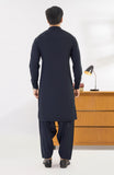 WINTER'24 MEN KAMEEZ SHALWAR WITH WAIST COAT NAVY