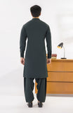 WINTER'24 MEN KAMEEZ SHALWAR WITH WAIST COAT CHARCOAL