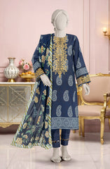 EMBROIDERED LAWN 3PCS UNSTITCHED