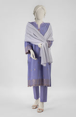 PURPLE VISCOSE STOLE