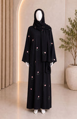 BLACK FORMAL FESTIVE ABAYA