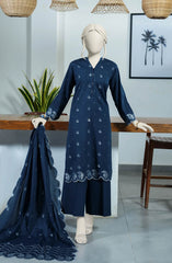 JACQUARD STITCHED 3 PIECE