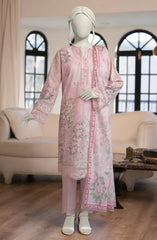 EMBROIDERED LAWN STITCHED 3 PIECE