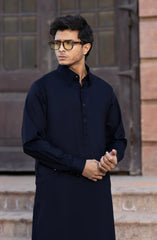 NAVY 100% COTTON KAMEEZ SHALWAR