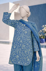 PRINTED TEXTURED LAWN 3PCS UNSTITCHED