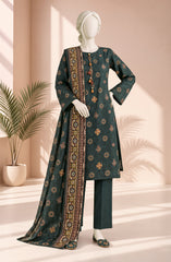 3 PIECE- PRINTED PREMIUM KHADDAR SUIT