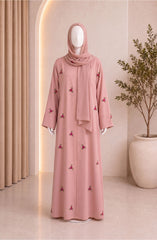 PINK FORMAL FESTIVE ABAYA