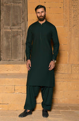 SUMMER'25 MEN KAMEEZ SHALWAR DEEP TEAL