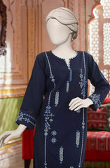 EMBROIDERED KHADDAR STITCHED 2 PIECE