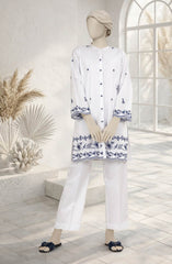 EMBROIDERED CAMBRIC STITCHED 2 PIECE