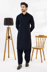 NAVY BLENDED KAMEEZ SHALWAR