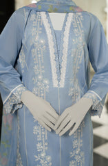 FESTIVE'25 EMBROIDERED CAMBRIC 3PCS STITCHED