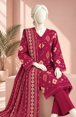 3 PIECE- PRINTED PREMIUM KHADDAR SUIT