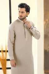 SUMMER'25 MEN KAMEEZ SHALWAR NEUTRAL BEIGE