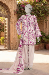 PRINTED LAWN 3PCS UNSTITCHED