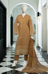 FESTIVE'25 EMBROIDERED CAMBRIC 3PCS STITCHED