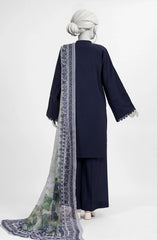 EMBROIDERED CAMBRIC 3PCS UNSTITCHED