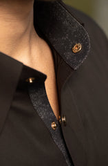 DARK-BROWN BLENDED KAMEEZ SHALWAR