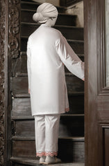 EMBROIDERED CAMBRIC STITCHED 2 PIECE